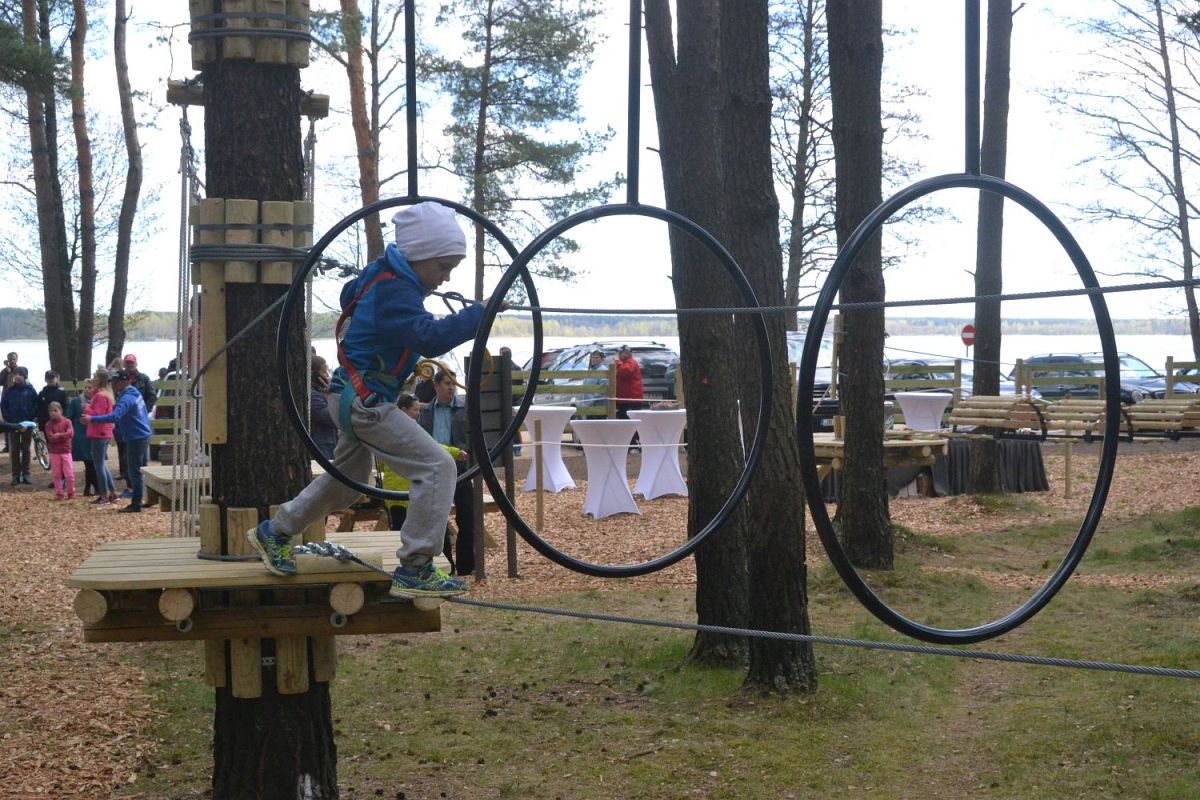 Daugavpilī jauns tūrisma objekts – piedzīvojumu parks “Daugavpils Tarzāns”