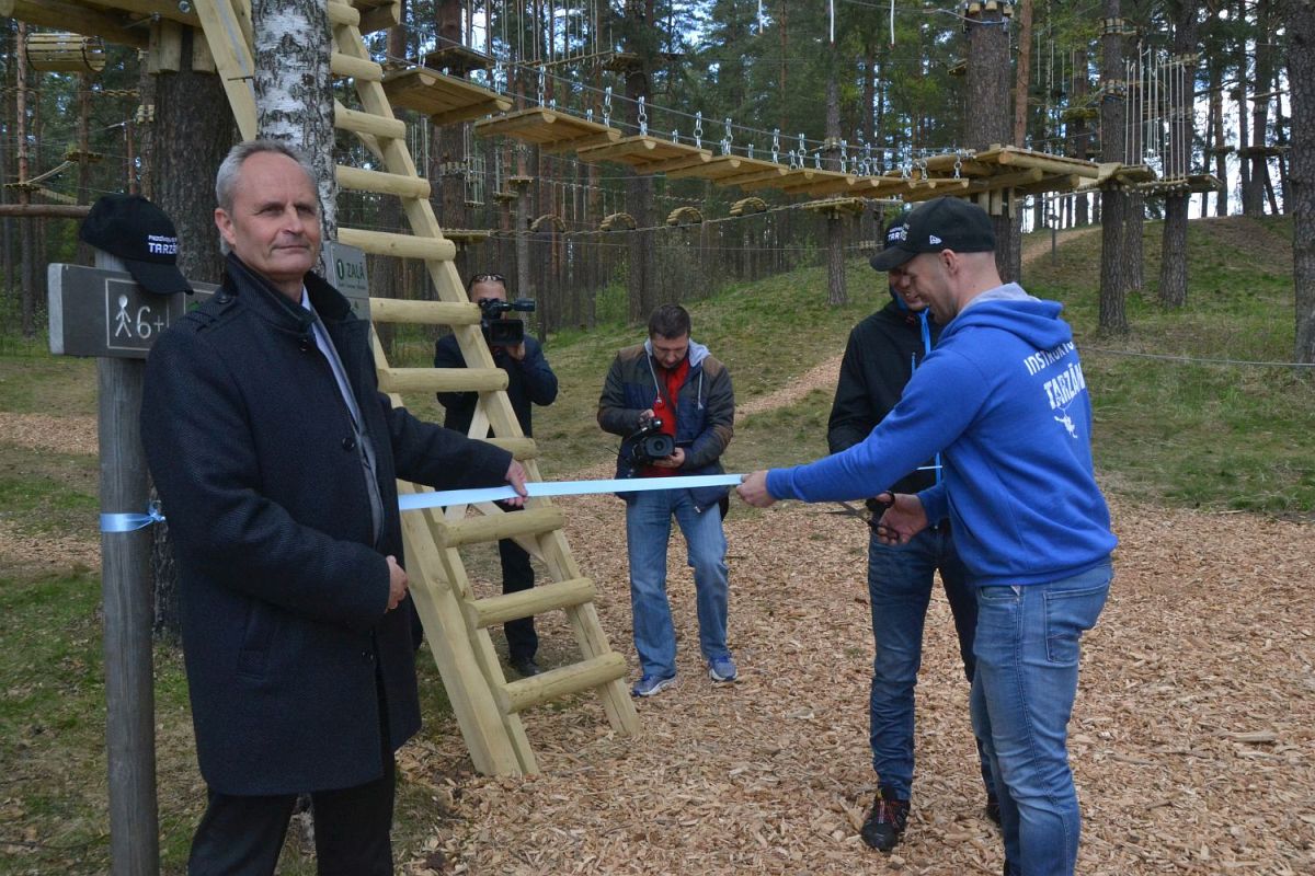 Daugavpilī jauns tūrisma objekts – piedzīvojumu parks “Daugavpils Tarzāns”