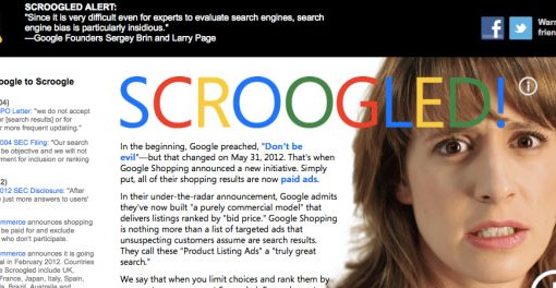 Microsoft назвала Google «Скруджлом»