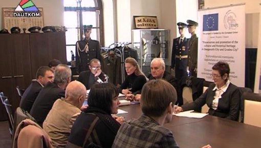 В Крепости реставрируют люнет (видео)