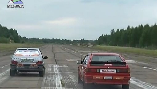 Даугавпилсский драгрейсер покоряет Прибалтику (видео)