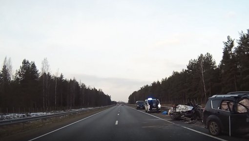 В результате серьезной аварии погиб человек (ВИДЕО)