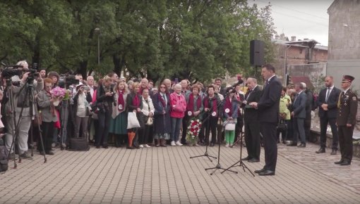 В Латвии вспомнили жертв Холокоста (ВИДЕО)
