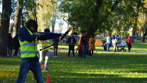 В Даугавпилсе прошла первая «Битва Лучников»