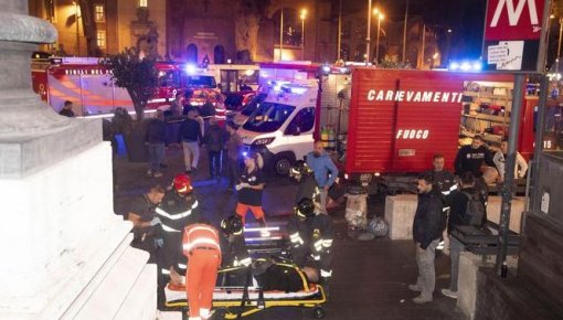 При обрушении эскалатора в римском метро пострадали 30 фанатов ЦСКА