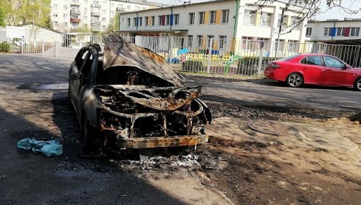 Габариты горят машины