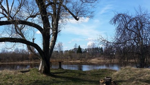 Река, небо, качели…