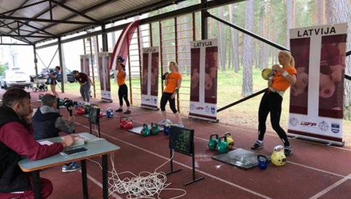 Второй этап Кубка Латвии по гиревому спорту прошел на базе спорта «Дзинтариньш»