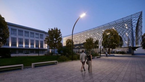 В центре Риги собираются построить современный спортивный центр