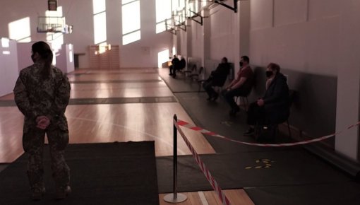 В центрах вакцинации Даугавпилса вчера привились почти 200 человек (ДОПОЛНЕНО)