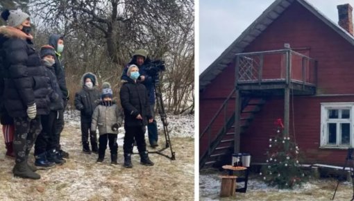 Многодетная семья, потерявшая при пожаре дом, получила в подарок усадьбу