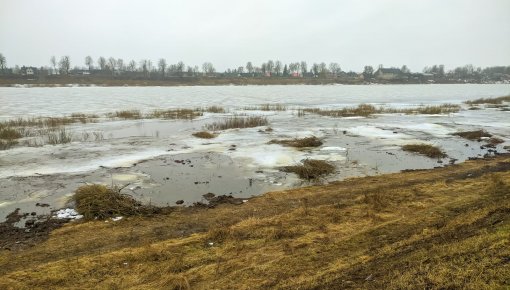 В Латвии наблюдается резкий подъем речных вод