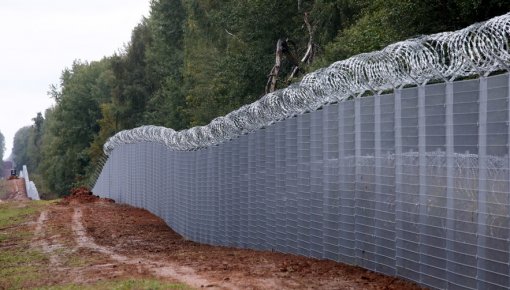 Забор на латвийско-белорусской границе закончат в 2024-м году