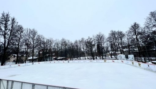 Уличный каток откроется уже завтра