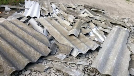Проводится опрос по количеству асбестосодержащих материалов