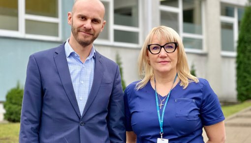 «Прямой эфир с Думой»: Инта Вайводе и Эдгар Лабсвирс