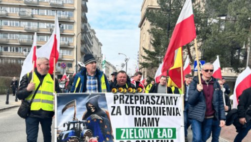 Акция протеста польских фермеров осложнила жизнь балтийским перевозчикам