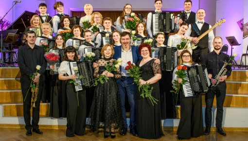 Оркестр аккордеонистов отметил 65-летие