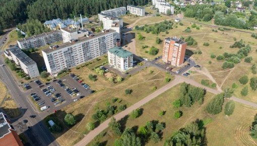 В микрорайоне Ругели началась работа по улучшению дорожной инфраструктуры