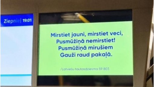 «Умирайте молодыми, умирайте старыми!..» Rīgas satiksme шокировало пассажиров