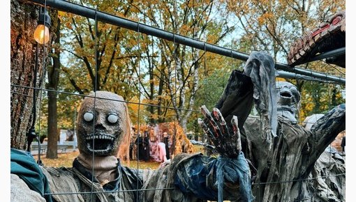 Сегодня в «Парке ужасов» в Даугавпилсе пройдет красочное шоу — танцы с лазерами!