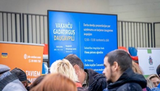 На Даугавпилсской ярмарке вакансий работу нашли более 130 человек