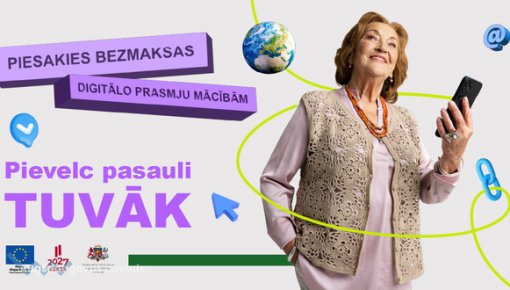 Жителей Аугшдаугавского края приглашают освоить цифровые навыки бесплатно