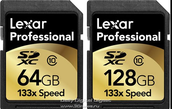 ������ ���������������� SDXC-����� ������� 128 ����� �� Lexar