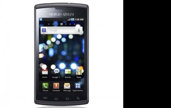Телефон от Armani: Samsung i9010 Galaxy S Armani Black