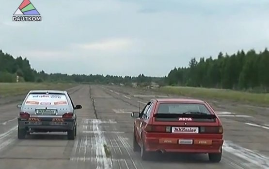 Даугавпилсский драгрейсер покоряет Прибалтику (видео)