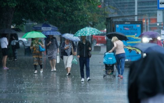 В пятницу ожидаются дожди и грозы