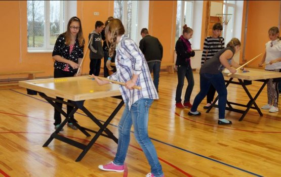 Школьники края День Лачплесиса встретили турниром по новусу