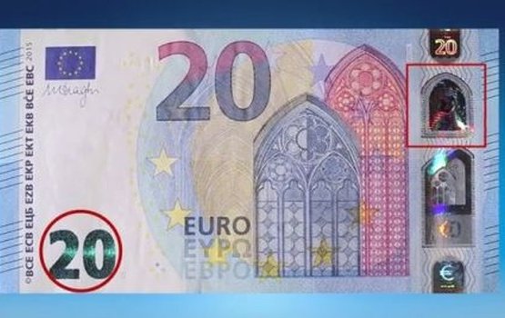 Латвия получила новые банкноты номиналом 20 евро