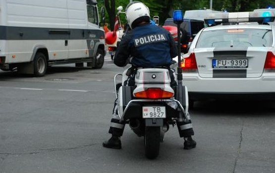На Видземском шоссе блокировано движение