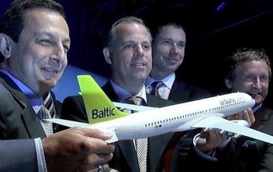 airBaltic ����������� ���� ����� �� 20 ��������� Bombardier CS300