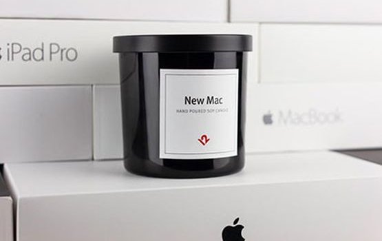 В США выпустили  свечу с ароматом новой техники Apple 