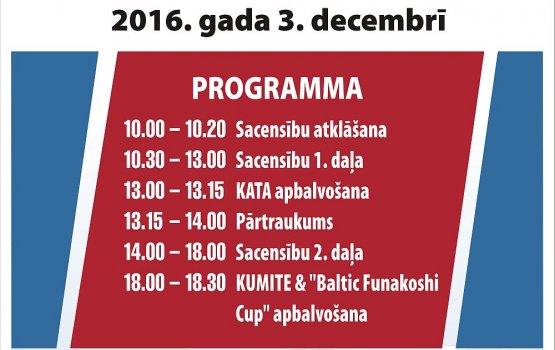 ������� �� ������ Baltic Funakoshi Cup � 20 ���