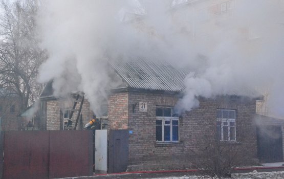 Пожар на улице Страдниеку