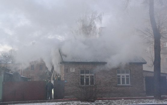 Пожар на улице Страдниеку