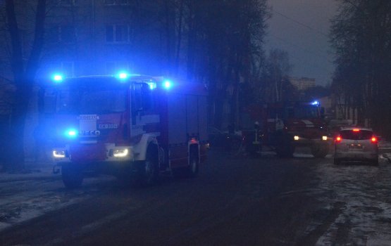 Пожар на улице Страдниеку