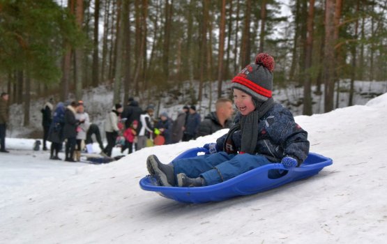 В Даугавпилсе прошел День снега