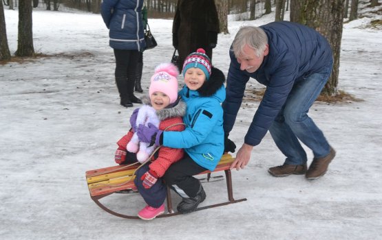 В Даугавпилсе прошел День снега