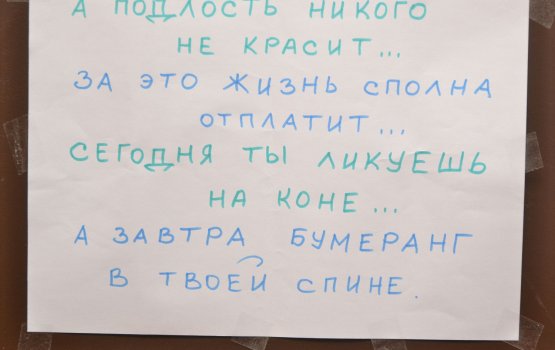Творчество «необиженной» старшей по дому