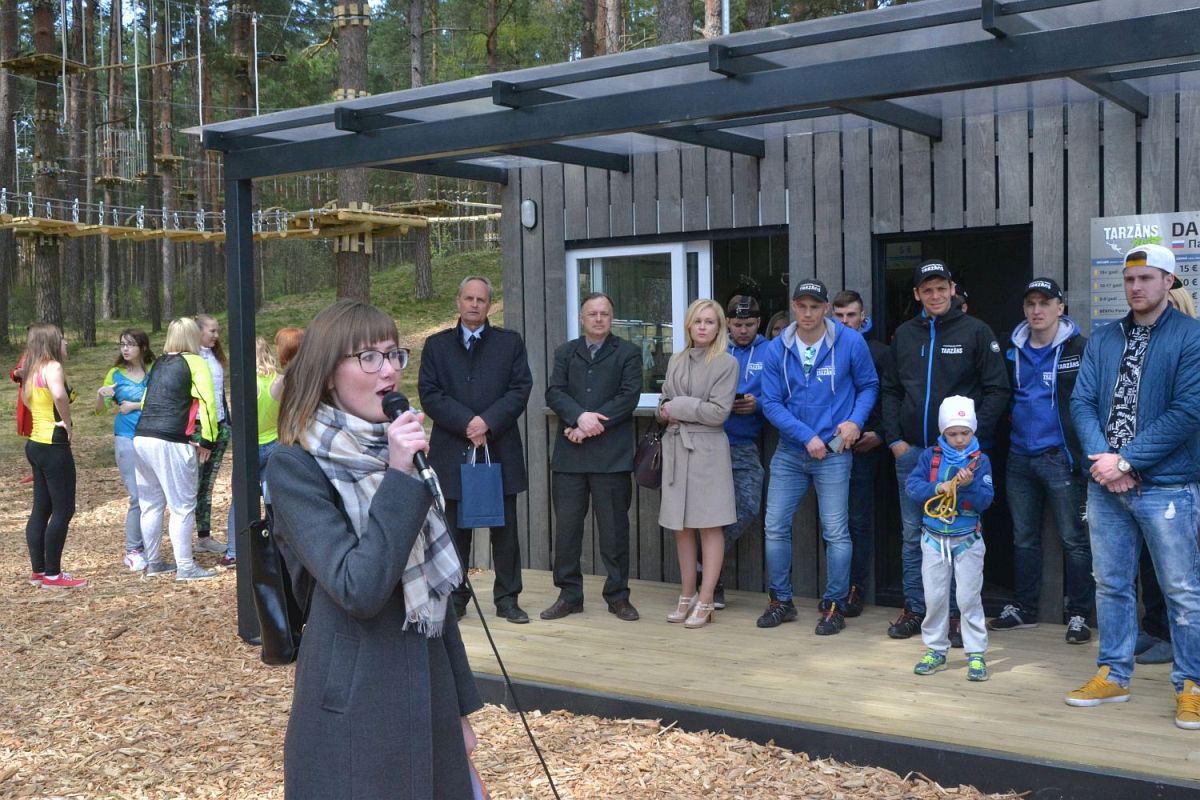 Daugavpilī jauns tūrisma objekts – piedzīvojumu parks “Daugavpils Tarzāns”