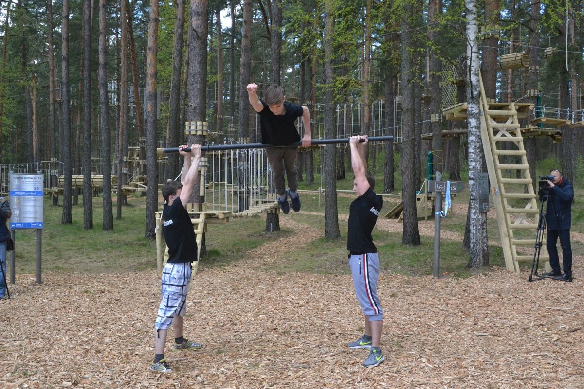 Daugavpilī jauns tūrisma objekts – piedzīvojumu parks “Daugavpils Tarzāns”