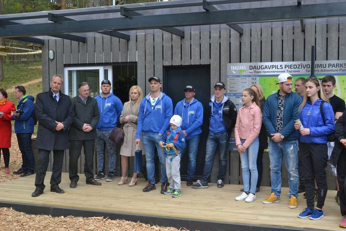 Daugavpilī jauns tūrisma objekts – piedzīvojumu parks “Daugavpils Tarzāns”