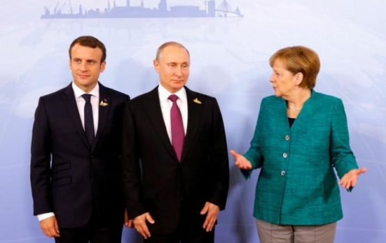 Путин, Макрон и Меркель обсуждают урегулирование на Украине без Украины