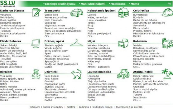 ����� Internet �� �������� � ���� ������ ��� �� ��������� ������ � ������� ss.lv