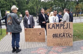 Пикет против высоких цен на ОСТА прошел мирно