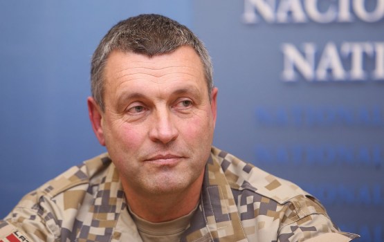 На Адажской военной базе открывается автопарк, построенный на финансирование США